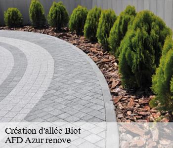 Création d'allée biot-06410 AFD Azur renove