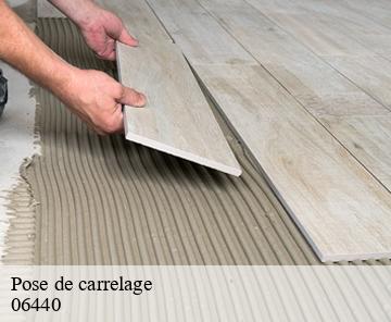 Pose de carrelage 06440