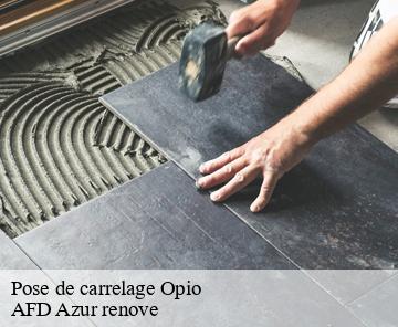 Pose de carrelage opio-06650 AFD Azur renove