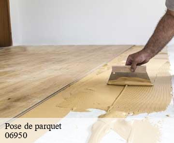 Pose de parquet 06950