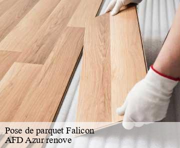 Pose de parquet 06950