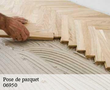 Pose de parquet 06950