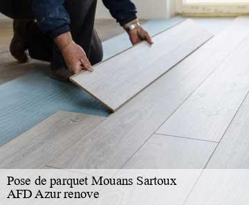 Pose de parquet