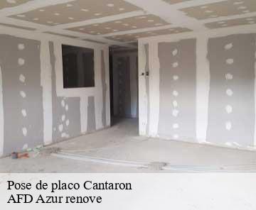 Pose de placo cantaron-06340 AFD Azur renove
